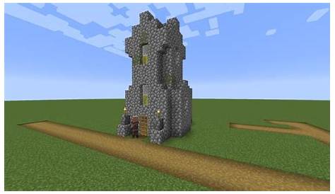 How to build a Minecraft Village Church/Temple 1 (1.14 plains