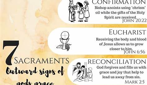 7 Sacrament info graph | Catholic sacraments, Catholic beliefs, Sacrament