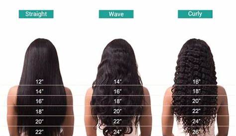 weave hair length chart