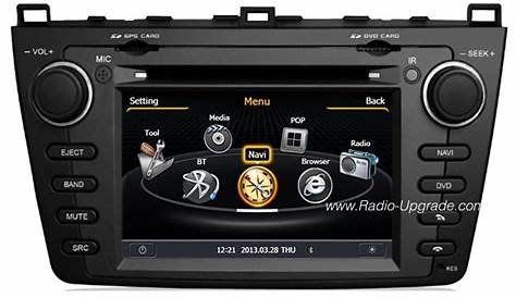 Mazda 6 Aftermarket GPS Navigation Car Stereo (2008-2012)
