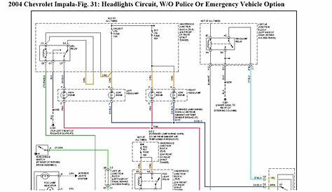 2004 chevy impala headlight circuit diagram