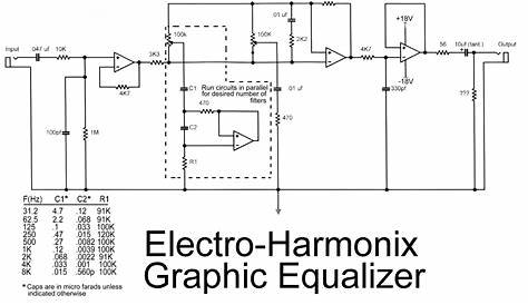 5 band equalizer circuit diagram