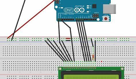 Circuit Diagram for LCD Interfacing with Arduino | Arduino, Arduino lcd