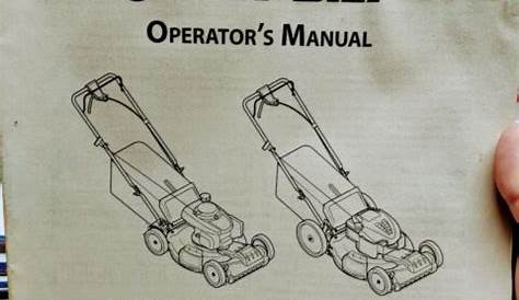 Troy-Bilt Operators Manual Self-propelled Mower Models TB250 And TB230