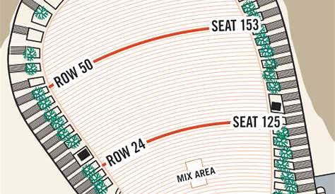 Red Rocks Amphitheatre Interactive Seating Chart | TickPick