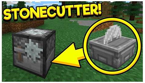 how to make stone cutter in minecraft