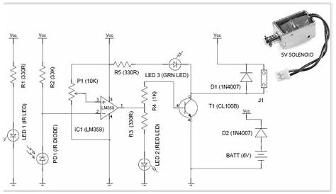 multi level proximity sensor circuit diagram