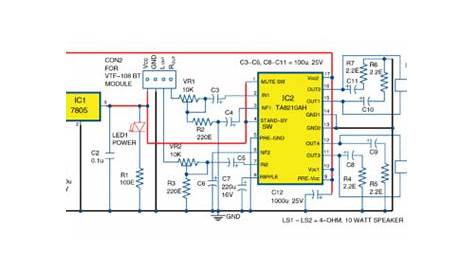 bluetooth circuit board diagram