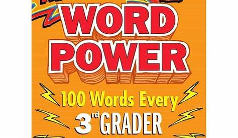 words a 3rd grader should know