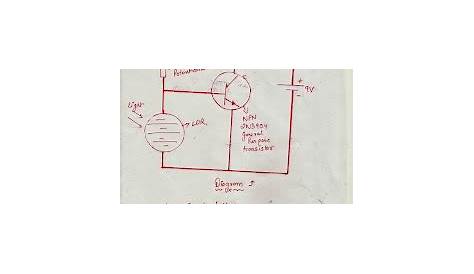 circuit diagram of laser security system