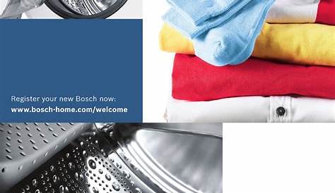 BOSCH WAW28790IL INSTRUCTION MANUAL AND INSTALLATION INSTRUCTIONS Pdf Download | ManualsLib