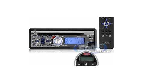 Clarion M475+CMRC1-BSS (m475_cmrc1bss) Marine CD/MP3 Player with