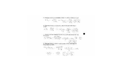 molality worksheet answers with work