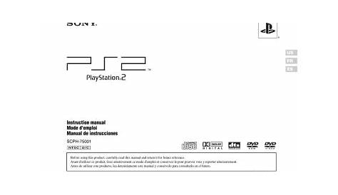 Sony PS2 SCPH-75001 User guide | Manualzz