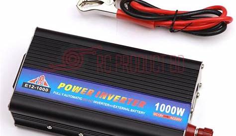 Power Inverter 1000 Watt DC 12 Volt to AC 220 V - RC PRODUCT BD