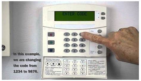 ge home alarm system manual