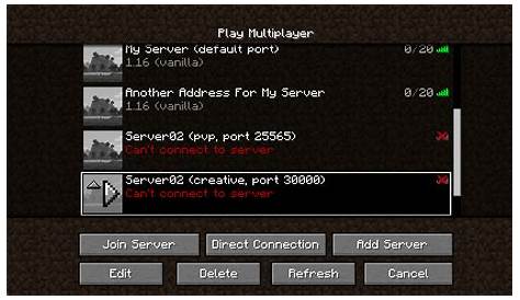 Server list – Official Minecraft Wiki