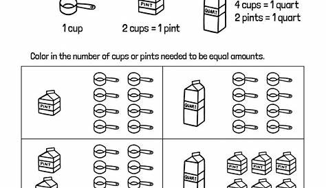 measuring matter worksheet 3rd grade