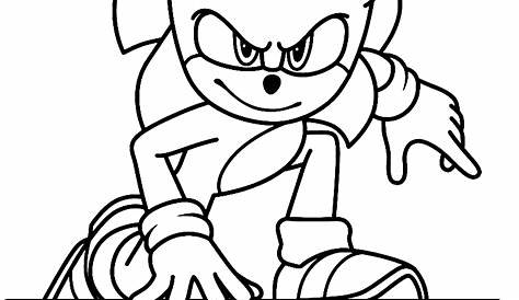 sonic 2 printable coloring pages