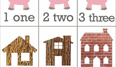 the three little pigs story printable