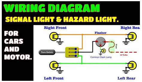 SIGNAL LIGHT AND HAZARD LIGHT WIRING DIAGRAM / TROUBLESHOOT AND REPAIR