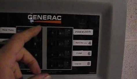 Generac Manual Transfer Switch Installed! - YouTube