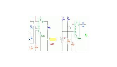 LASER Based Pulse Transmitter and Receiver: Circuit Diagram