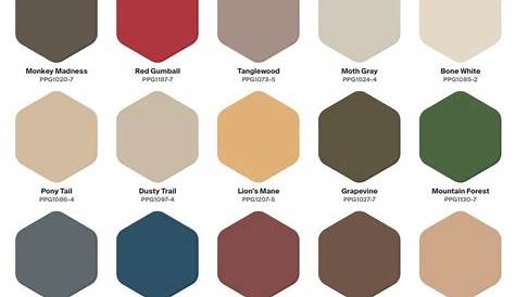 house foundation color chart