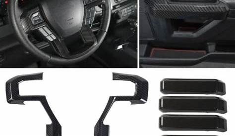 20X Carbon Fiber full Interior Accessories Decor Cover Trim For Ford