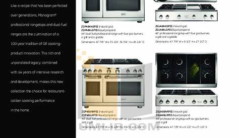 PDF manual for GE Oven Monogram ZSC2202NSS