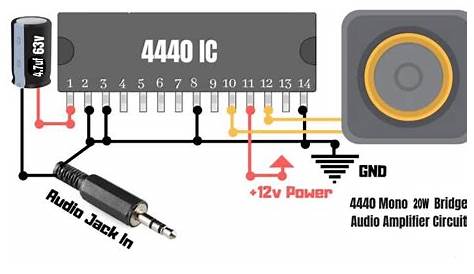 4440 ic audio board circuit diagram