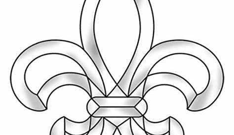 Fleur De Lis Line Drawing at GetDrawings | Free download