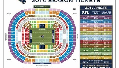 Rams Stadium Seating Chart | amulette