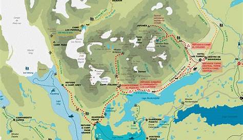 Mapa de Torres del Paine Pisco, Greatest Adventure, Adventure Travel