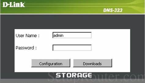 How to Login to the Dlink DNS-323-1TB