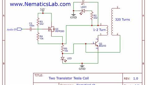 tesla coil circuit diagram pdf
