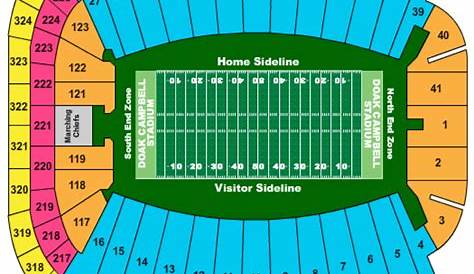fsu stadium seating chart