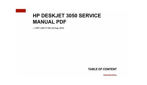 Hp deskjet 3050 service manual pdf by HelenRivera3642 - Issuu