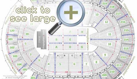 T Mobile Arena Las Vegas Seating Chart With Seat Numbers - Bios Pics