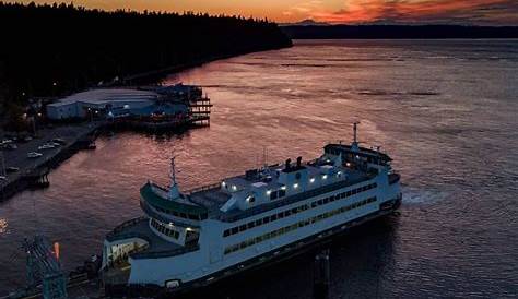 A summer evening at the Point Defiance ferry slip courtesy of Over