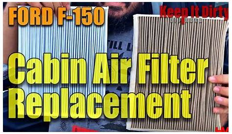 Ford F150 Cabin Air Filter Replacement - YouTube