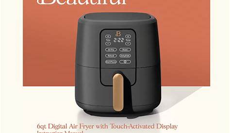 Beautiful 6-quart Digital Air Fryer User Manual