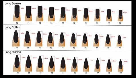 Luxury Custom Nails Sizing Chart | The Nailest Custom Press on Nails