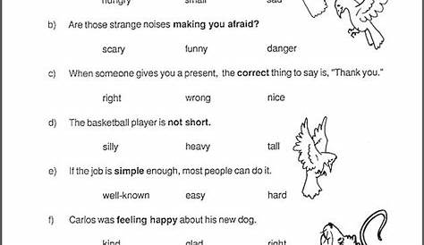 2nd Grade English Worksheets - Best Coloring Pages For Kids