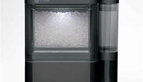 GE Profile Opal 2.0 Black Stainless Nugget Ice Maker with Side Tank