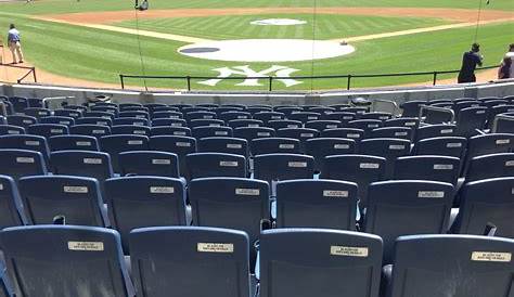 yankees seating chart with seat numbers