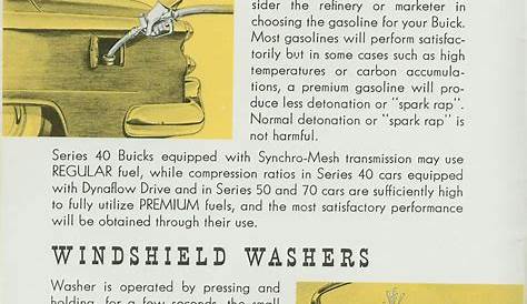 buick owner's manual