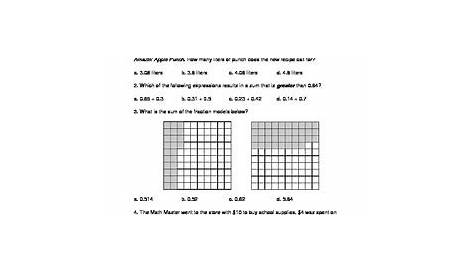 5.NBT.7 Assessment by Charles Pueschel | TPT