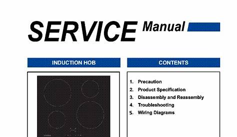 SAMSUNG NZ64F3NM1AB NZ63F3NM1AB INDUCTION HOB Service Manual download
