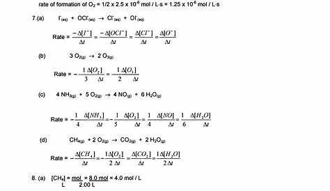 13 Best Images of Worksheet Reaction Rates Answer - Worksheet Measuring